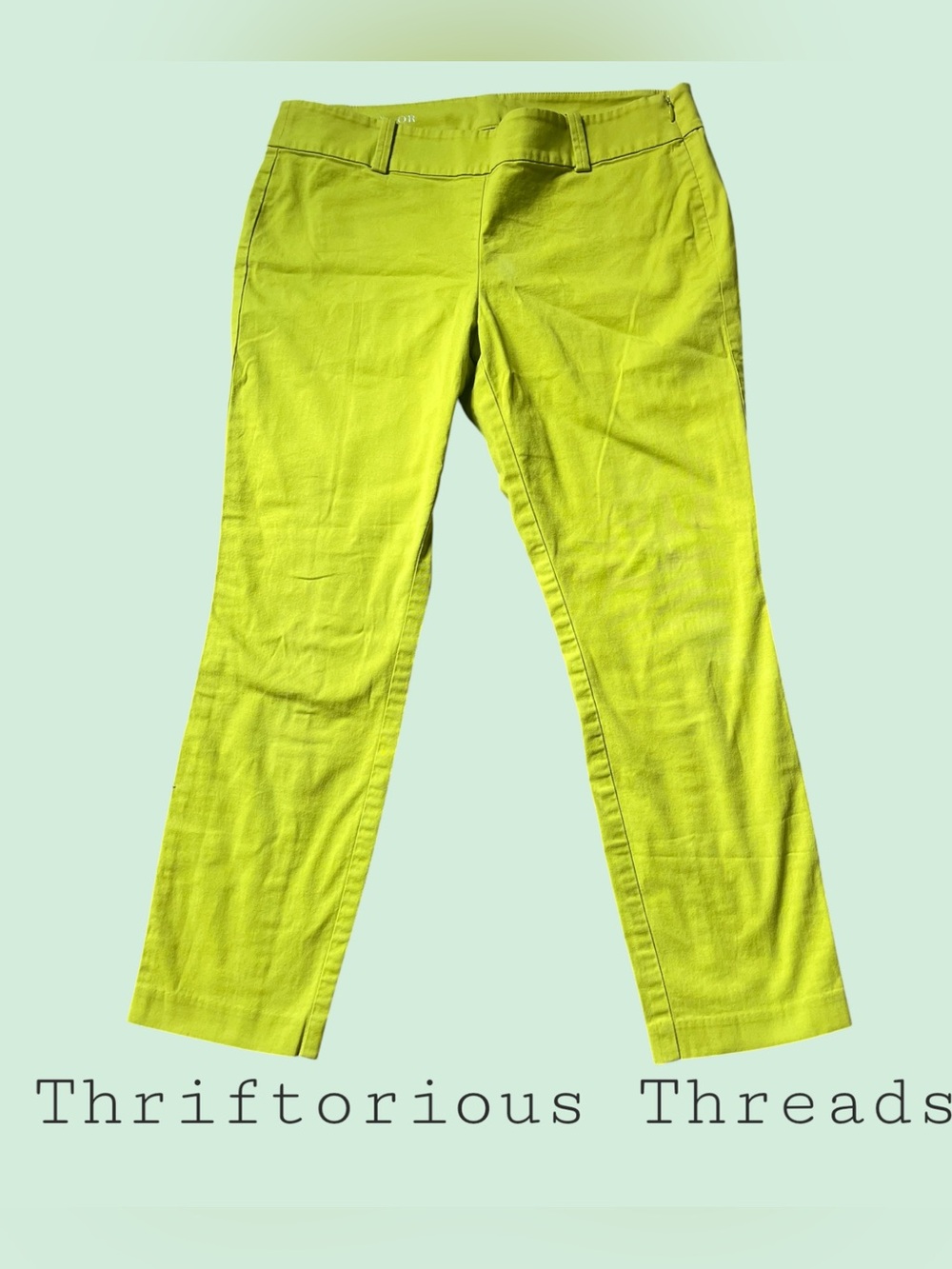 Chartreuse Capri Pants
